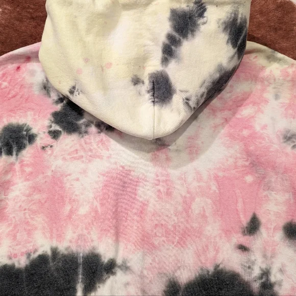 Artist Union Tie Dye Hooded Pullover Sweatshirt - Picture 12 of 14